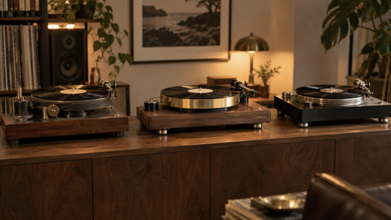 Comment une platine vinyle fait-elle tourner le disque